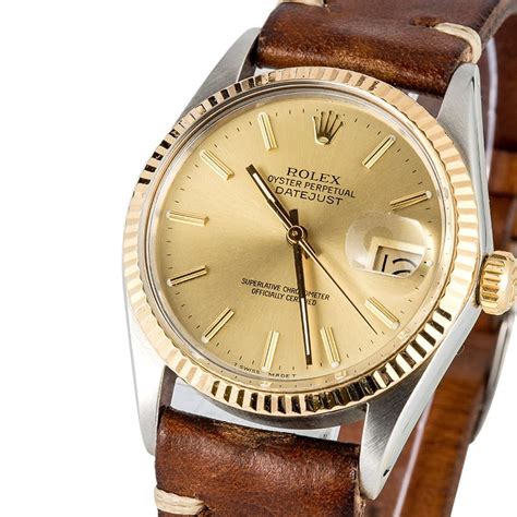 rolex 16013 leather strap|rolex datejust 16013 price.